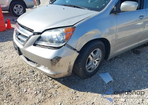 2007 Honda Odyssey Touring from USA, damaged, VIN 5FNRL38807B060706